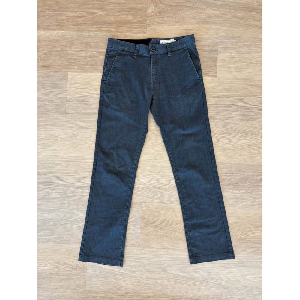 Volcom Big Boys Frickin Modern Stretch Pants - Dark gray size 28/14